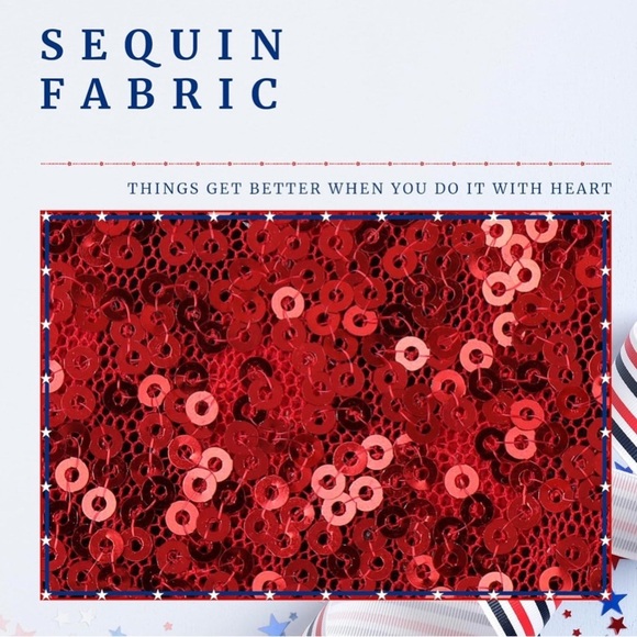 Knotted Headbands Sequins Hair Access. 2Pk 4th of July Glitter Sparkly Bling NIP - Picture 6 of 13